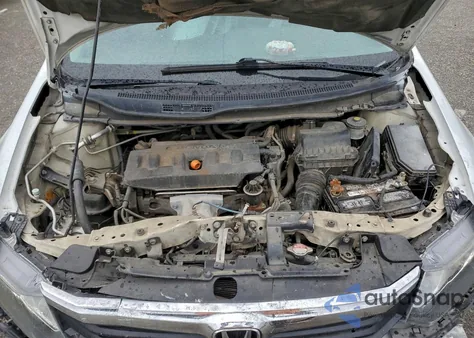 2012 Honda Civic Ex из США, поврежденный, VIN 2HGFB2F86CH588954